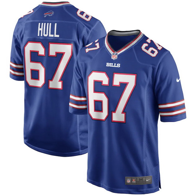 mens nike kent hull royal buffalo bills game retired player jersey